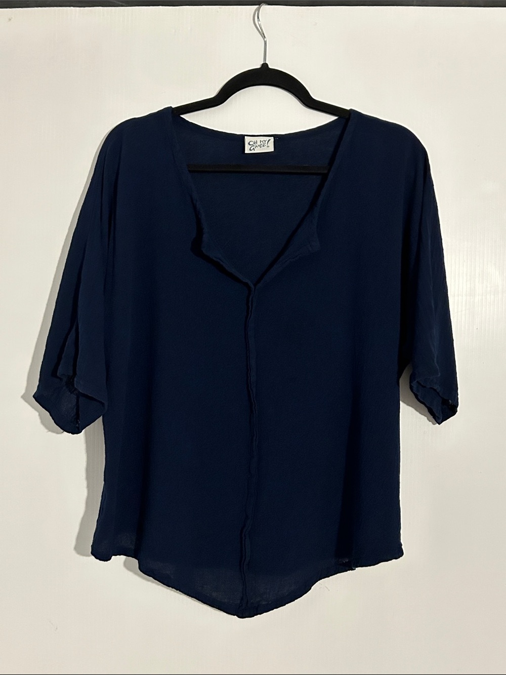 Oh My Gauze cotton pullover top size 2 L/XL